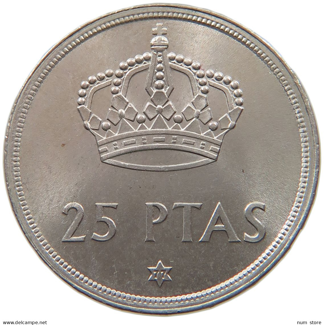 SPAIN 25 PESETAS 1975 77 #s065 0179 - 25 Peseta