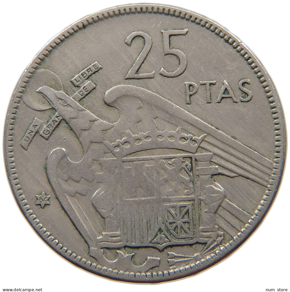 SPAIN 25 PESETAS 1964 #c065 0261 - 25 Peseta