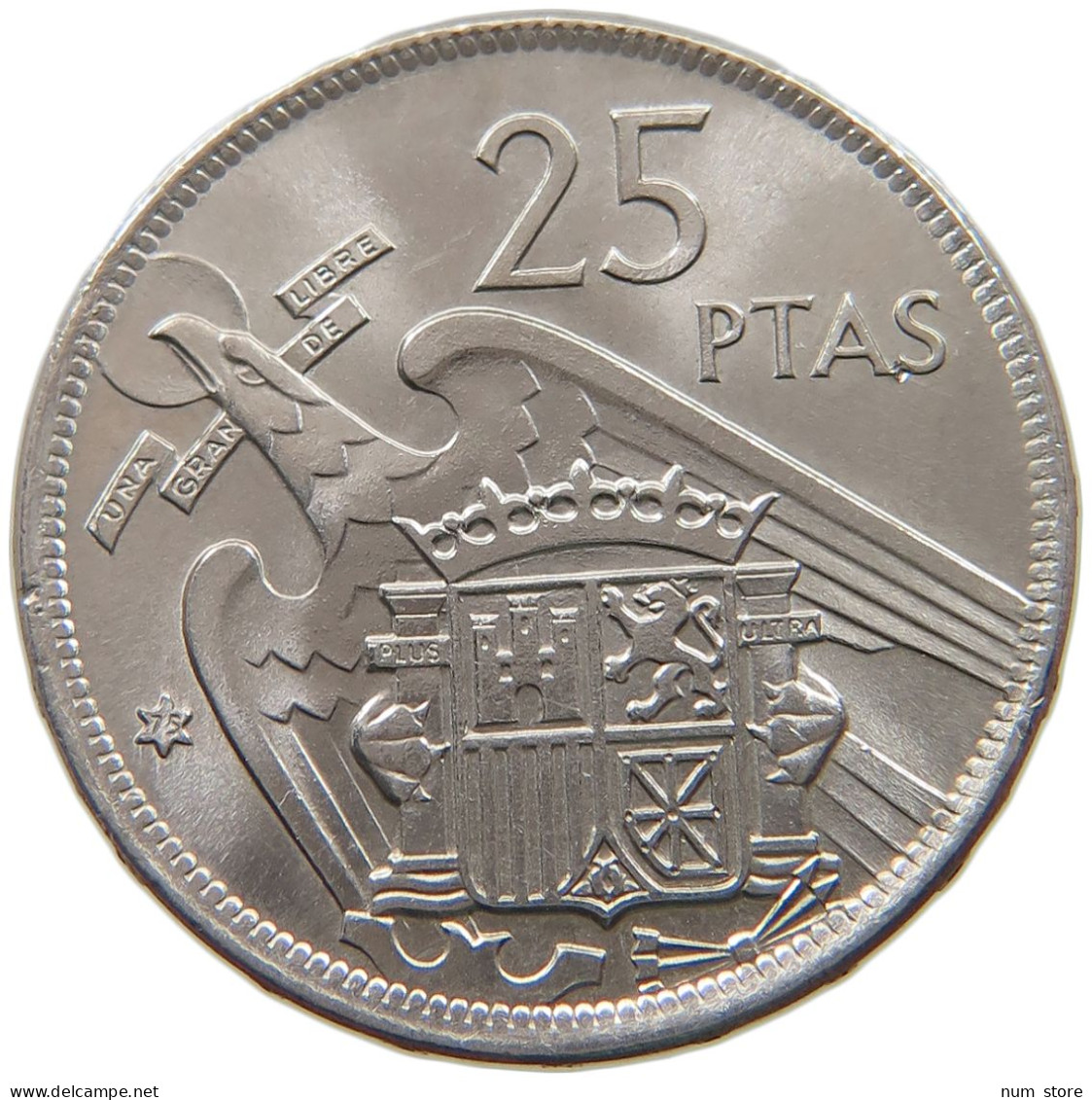 SPAIN 25 PESETAS 1957 75 TOP #s065 0187 - 25 Peseta
