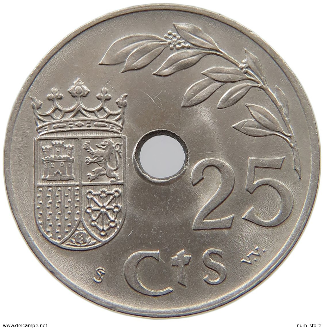SPAIN 25 CENTIMOS 1937 TOP #s039 0389 - 25 Centesimi
