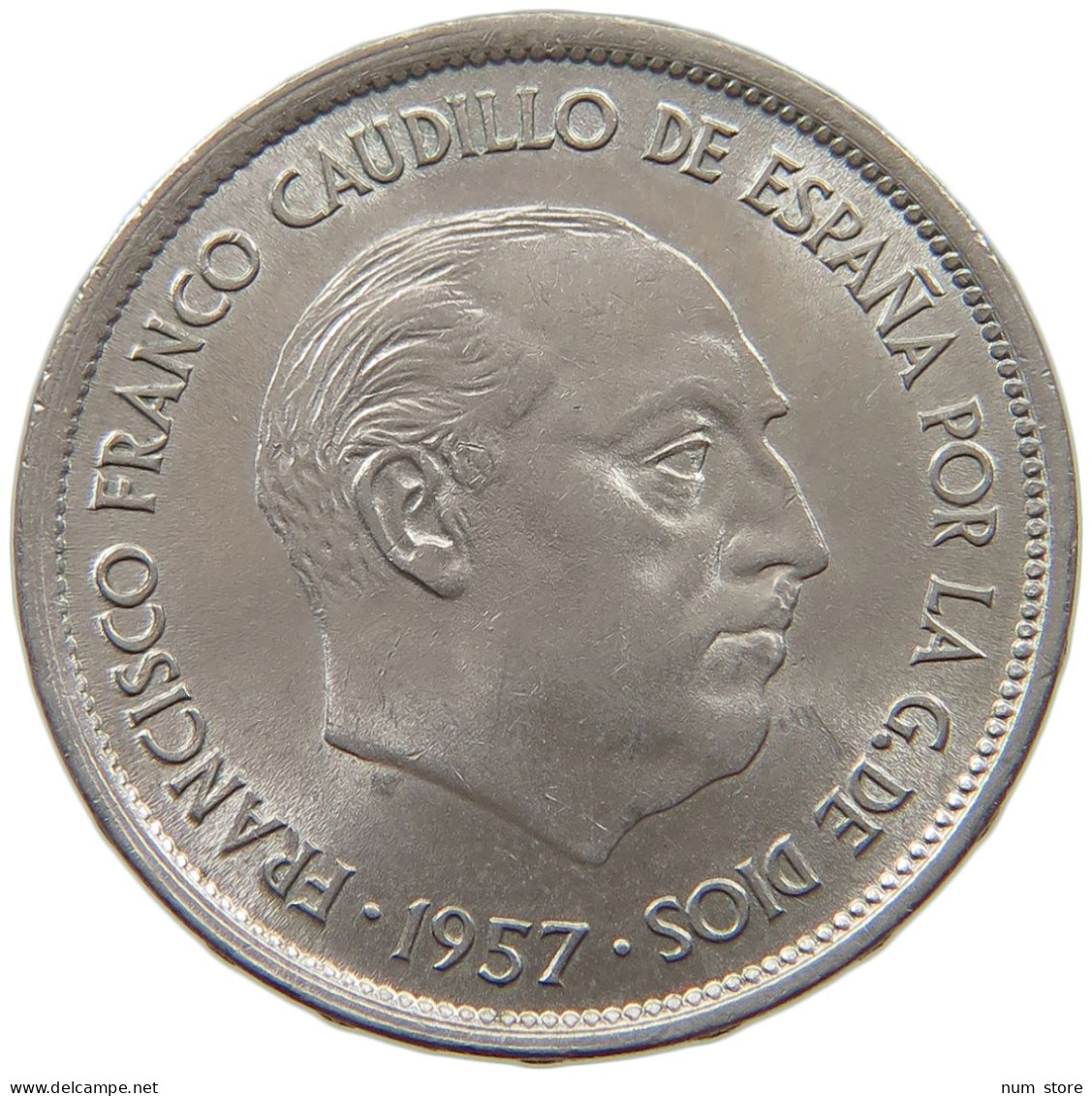 SPAIN 25 PESETAS 1957 68 TOP #s065 0253 - 25 Pesetas