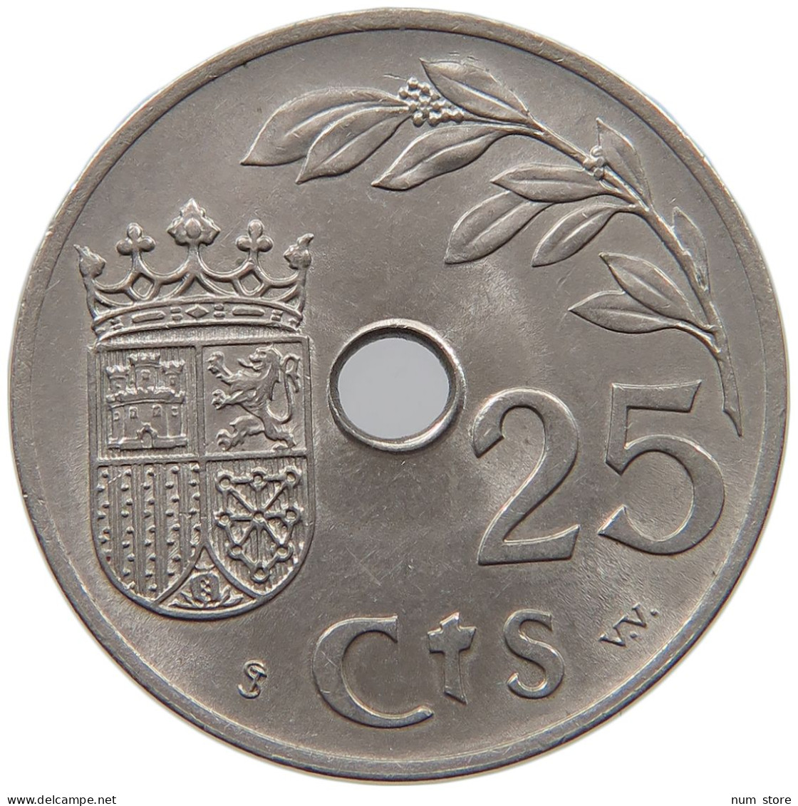 SPAIN 25 CENTIMOS 1937 TOP #c010 0181 - 25 Centiemos