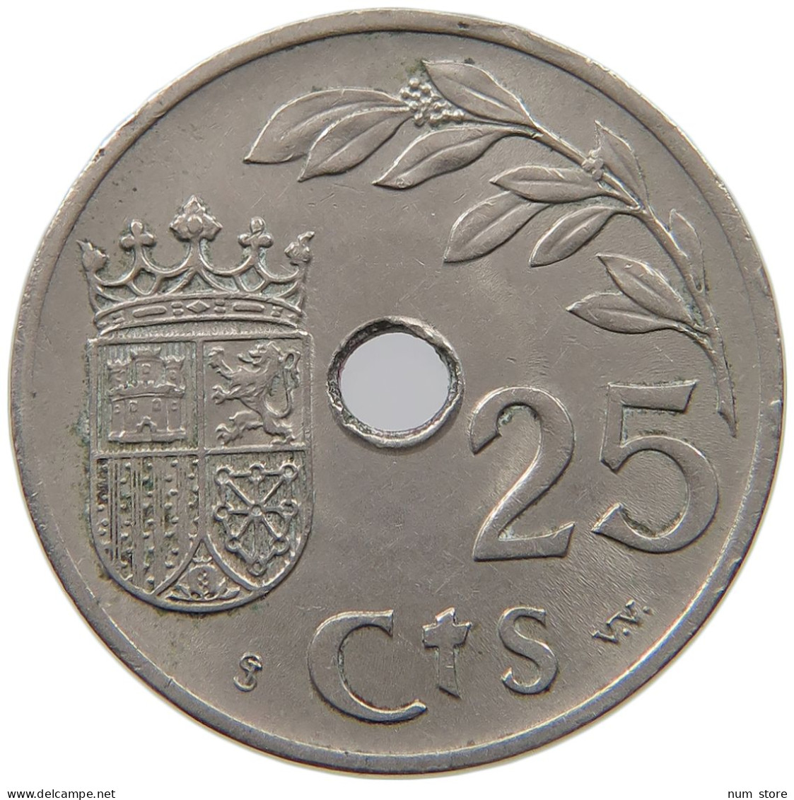 SPAIN 25 CENTIMOS 1937 #s065 0203 - 25 Céntimos