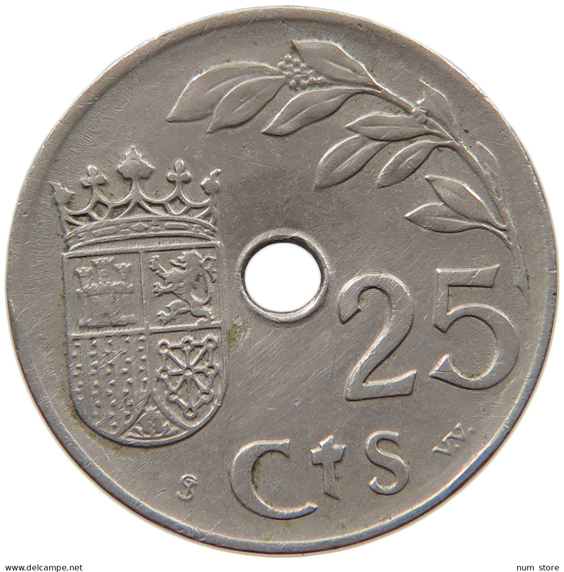 SPAIN 25 CENTIMOS 1937 #c065 0347 - 25 Centiemos