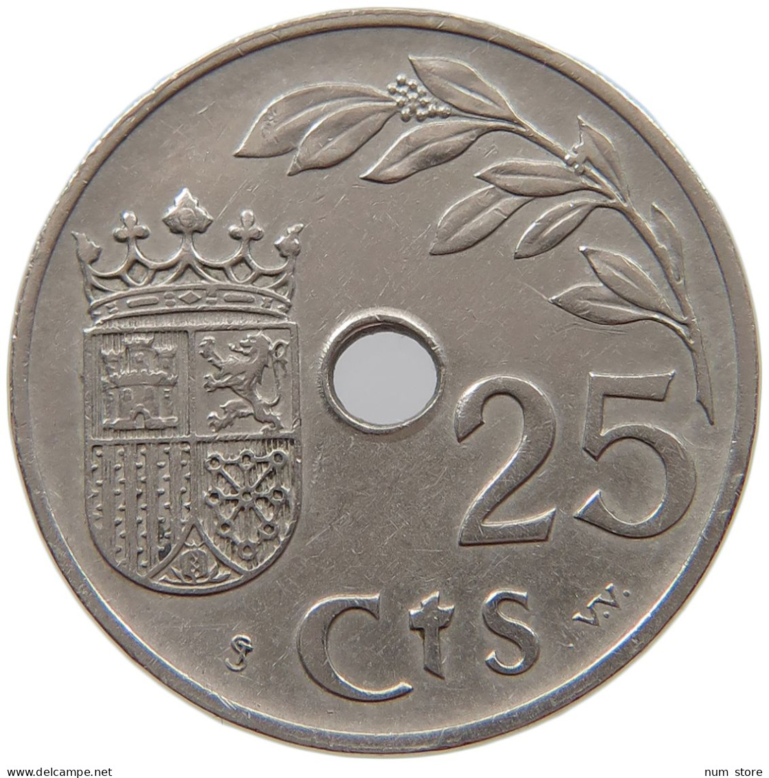 SPAIN 25 CENTIMOS 1937 #a043 0229 - 25 Centimos