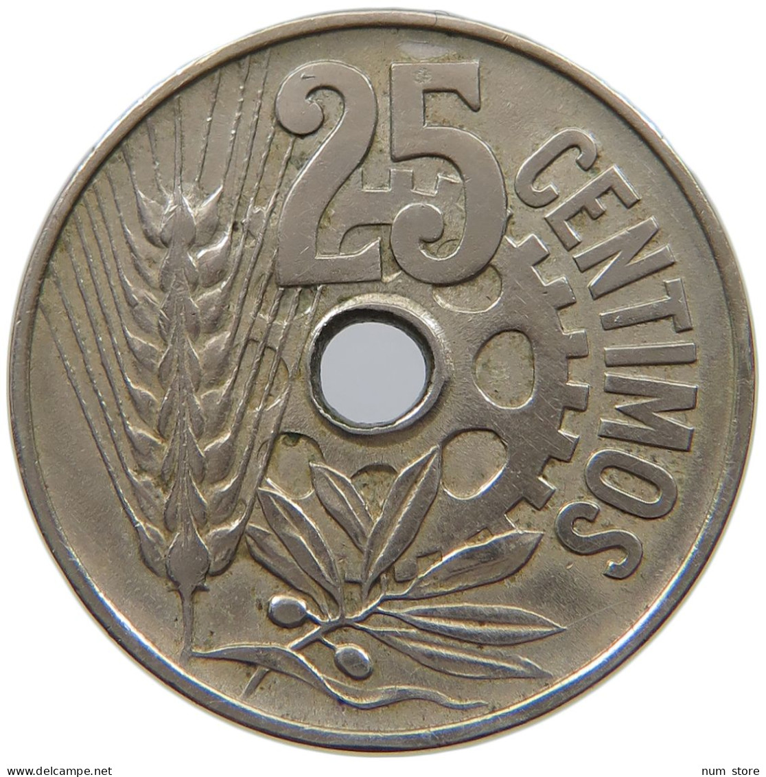 SPAIN 25 CENTIMOS 1934 #a062 0005 - 25 Centesimi