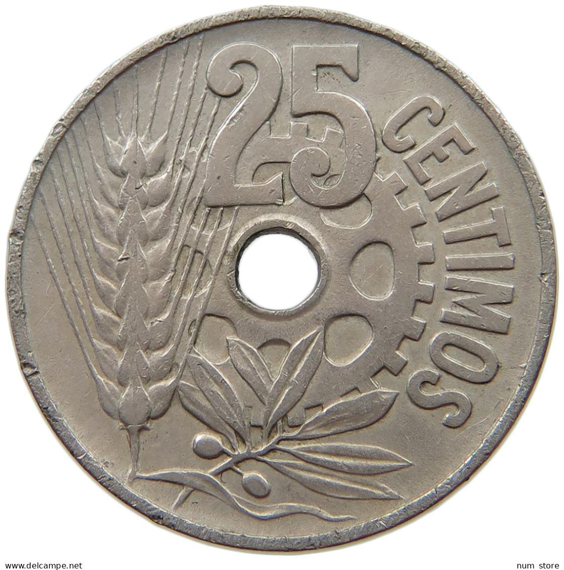 SPAIN 25 CENTIMOS 1934 #a015 0651 - 25 Céntimos