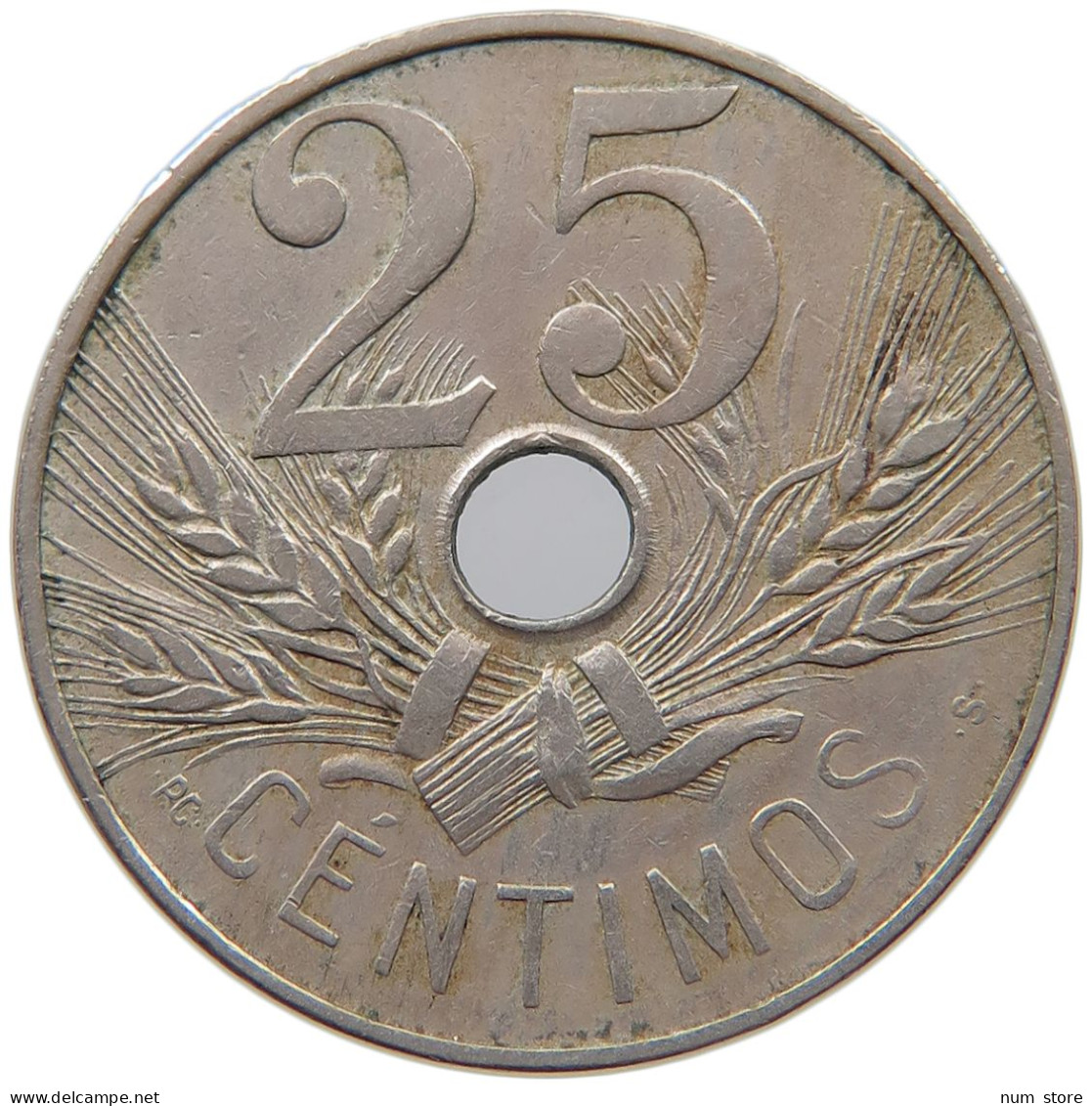 SPAIN 25 CENTIMOS 1927 #c020 0033 - 25 Centimos