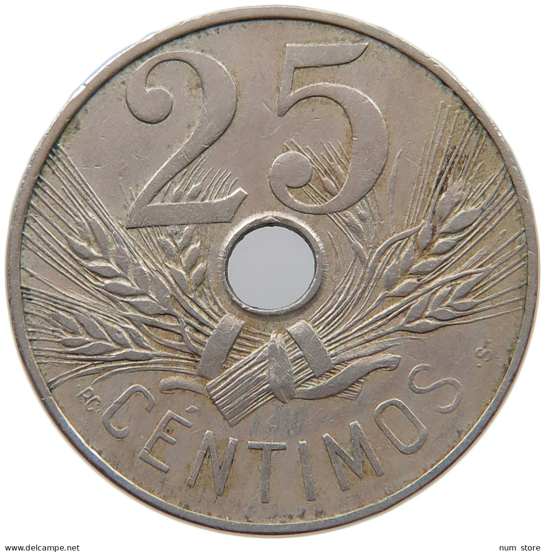 SPAIN 25 CENTIMOS 1927 #c020 0033 - 25 Centesimi