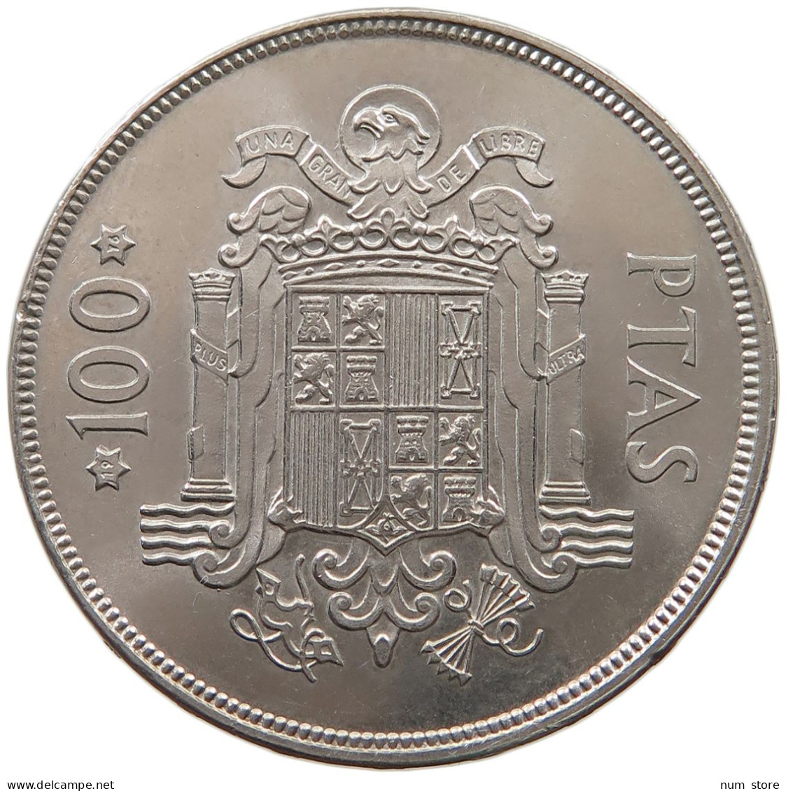 SPAIN 100 PESETAS 1975 76 TOP #a042 0327 - 100 Pesetas