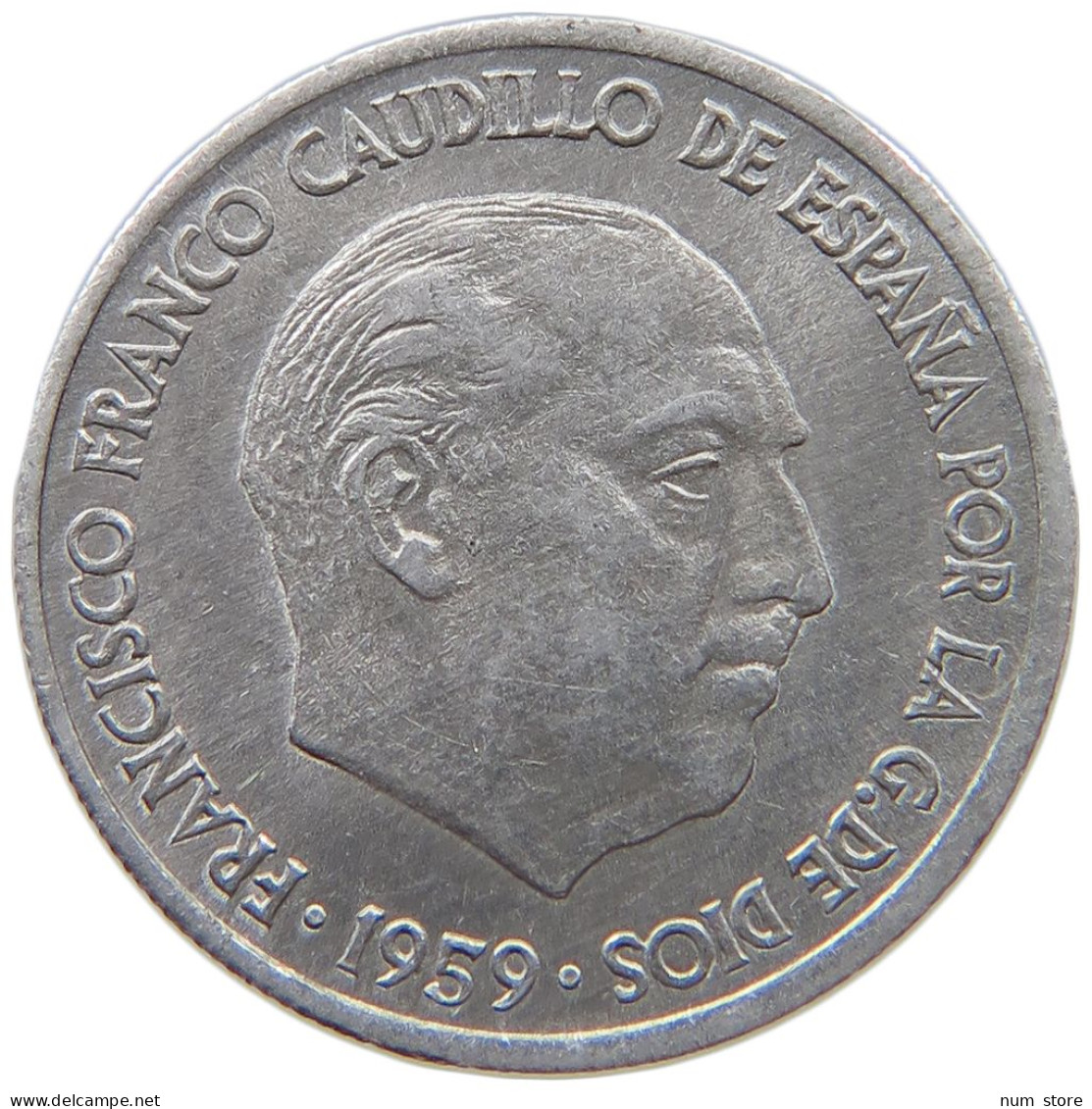 SPAIN 10 CENTIMOS 1959 TOP #s055 0861 - 10 Centiemen