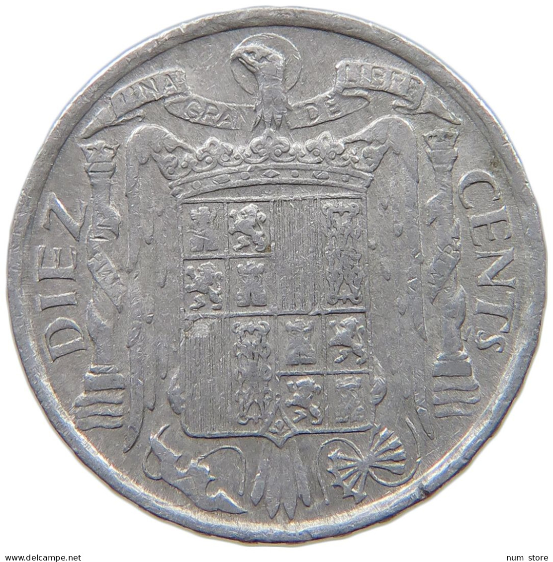 SPAIN 10 CENTIMOS 1953 #s069 0111 - 10 Céntimos