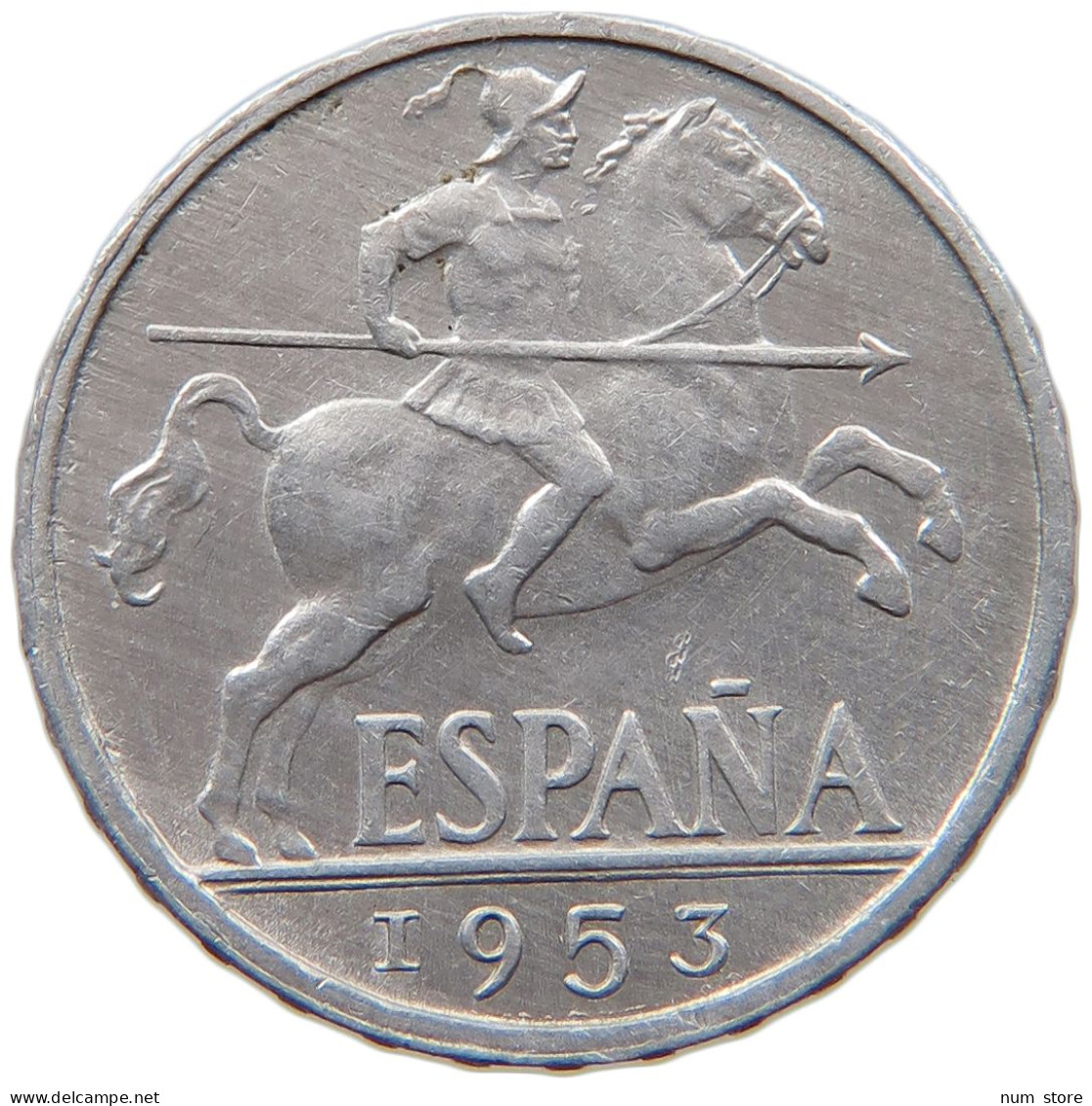 SPAIN 10 CENTIMOS 1953 #c060 0303 - 10 Centimos