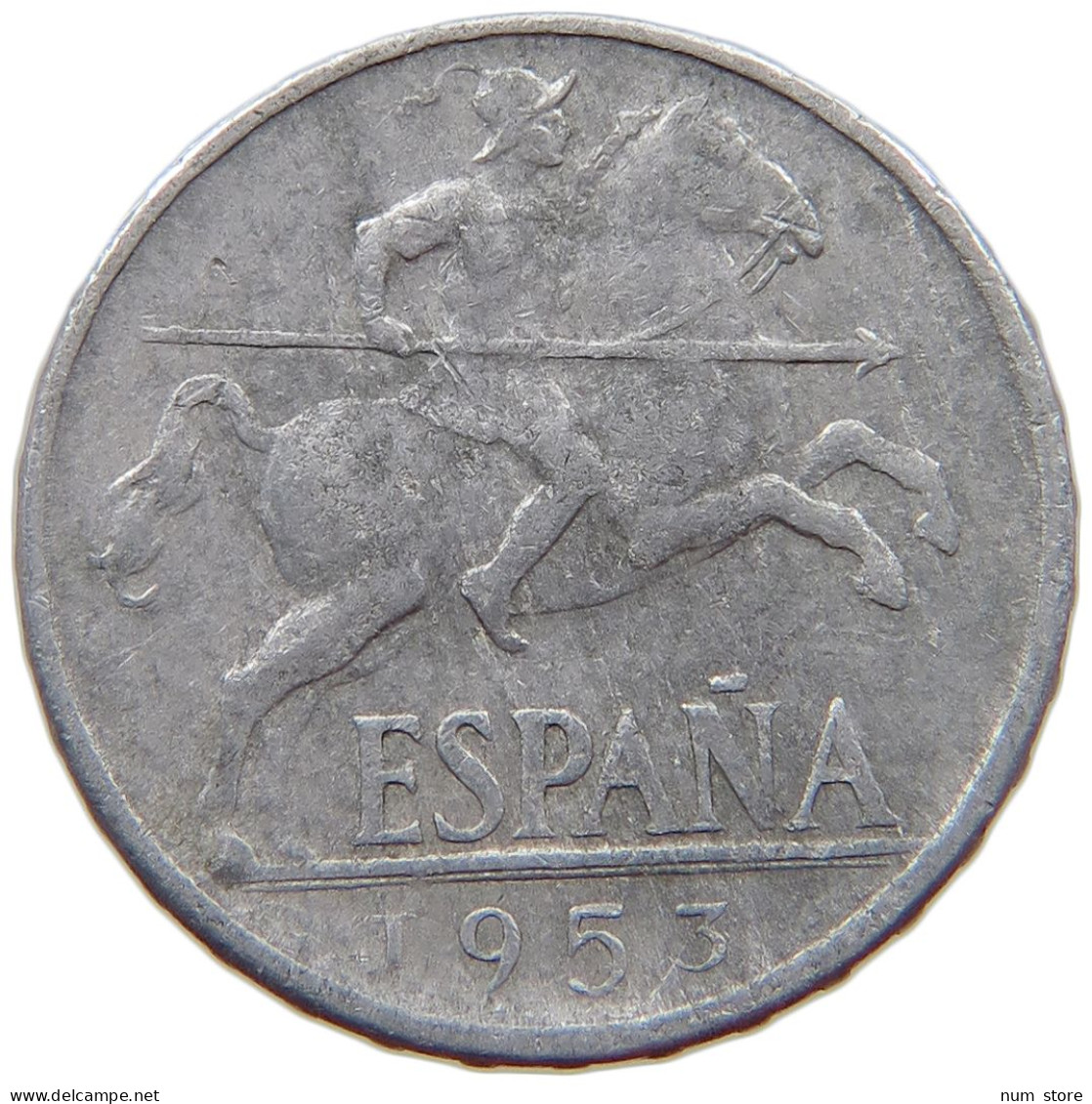 SPAIN 10 CENTIMOS 1953 #s079 0273 - 10 Centiemen