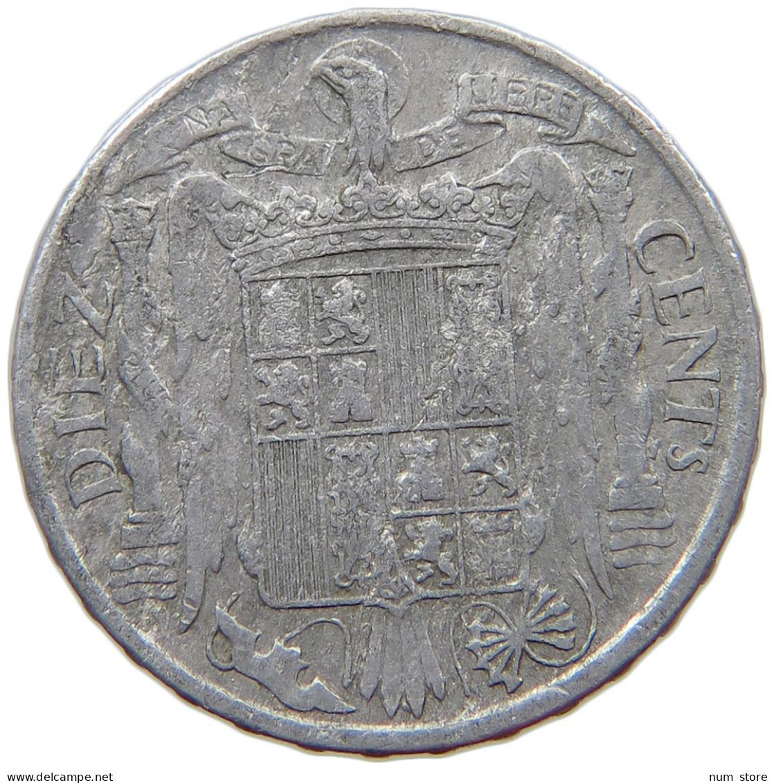SPAIN 10 CENTIMOS 1953 #s079 0273 - 10 Centesimi
