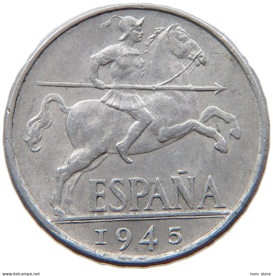 SPAIN 10 CENTIMOS 1945 #s023 0161 - 10 Centiemen