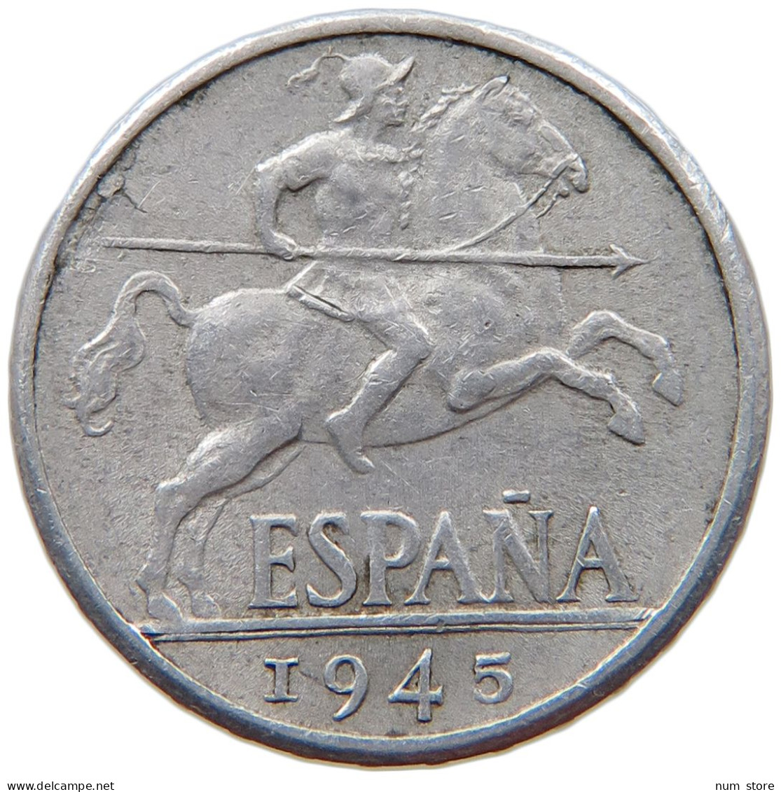 SPAIN 10 CENTIMOS 1945 #s023 0109 - 10 Centimos