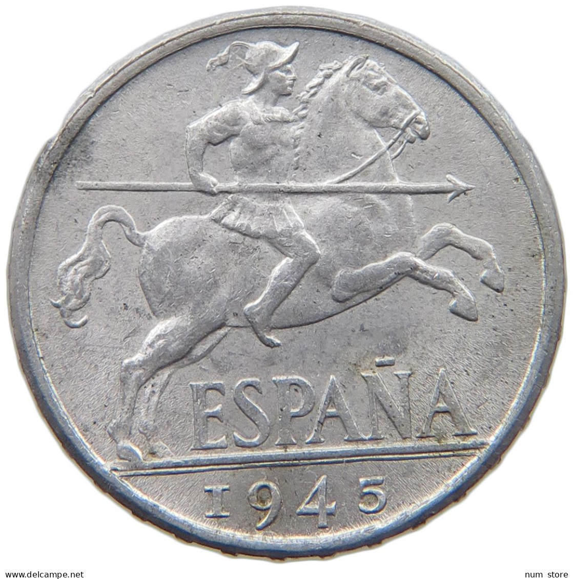 SPAIN 10 CENTIMOS 1945 #c078 0463 - 10 Céntimos