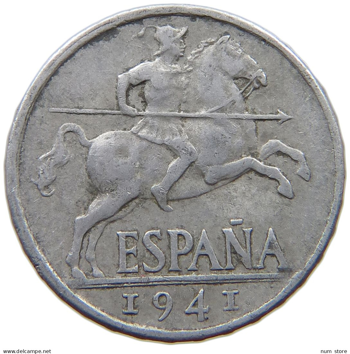 SPAIN 10 CENTIMOS 1941 #s069 0109 - 10 Centiemen