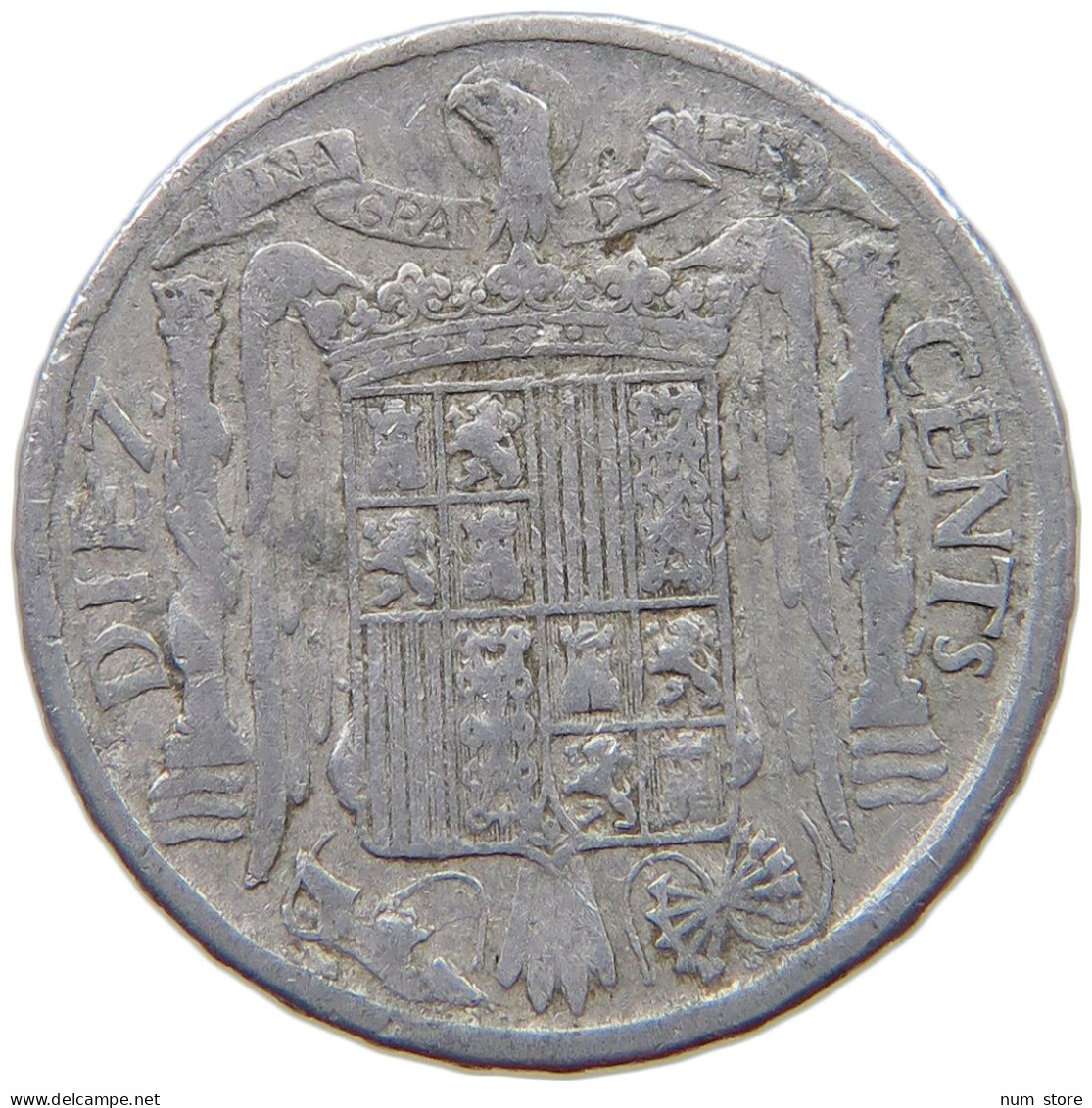 SPAIN 10 CENTIMOS 1941 #s069 0107 - 10 Centesimi