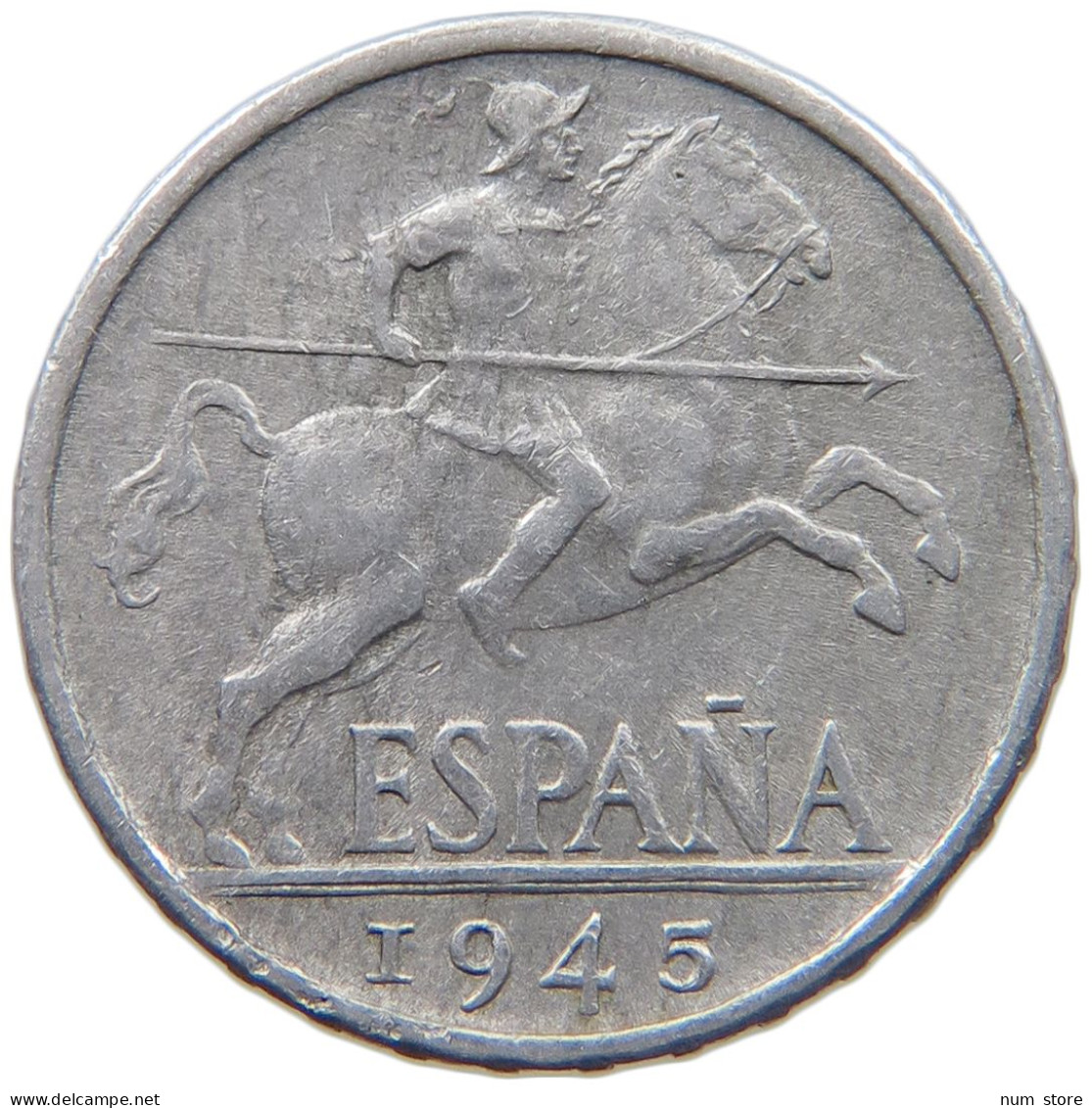 SPAIN 10 CENTIMOS 1945 #c019 0469 - 10 Centesimi