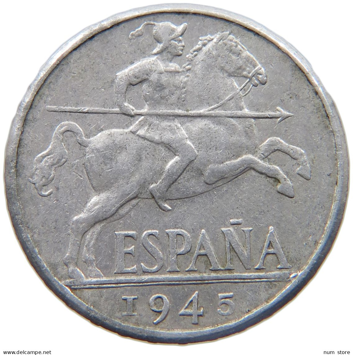 SPAIN 10 CENTIMOS 1945 #c023 0335 - 10 Centimos