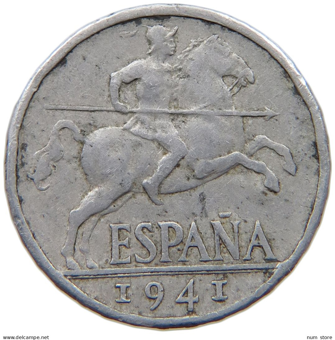 SPAIN 10 CENTIMOS 1941 #c078 0469 - 10 Céntimos