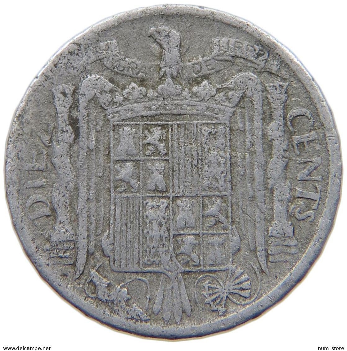 SPAIN 10 CENTIMOS 1941 #c078 0467 - 10 Céntimos