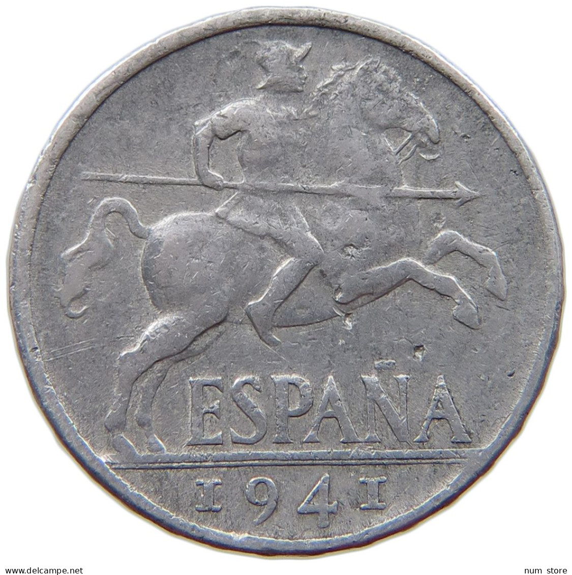 SPAIN 10 CENTIMOS 1941 #a021 0833 - 10 Centesimi