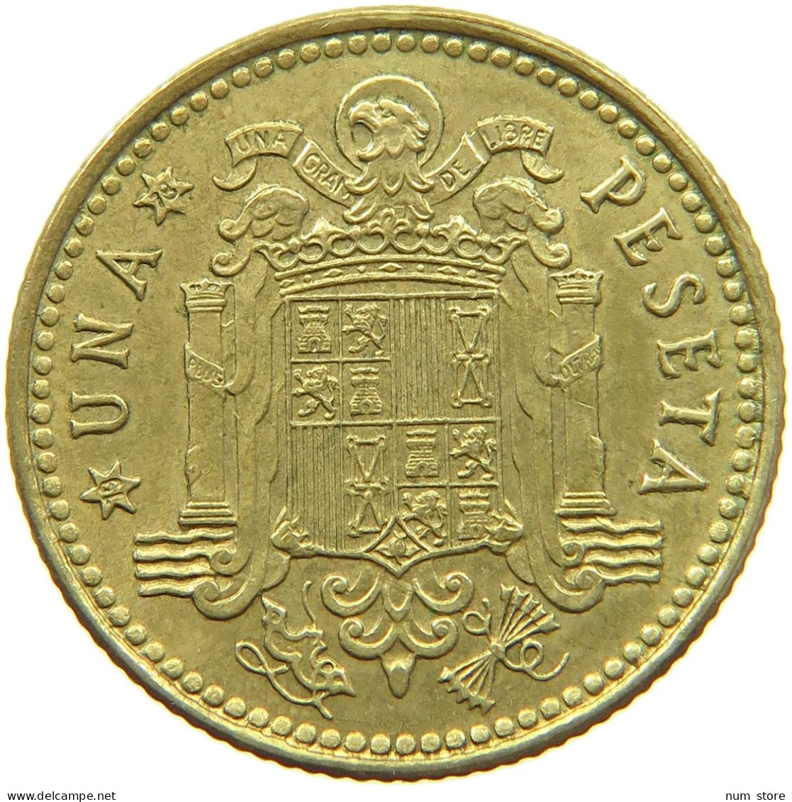 SPAIN 1 PESETA 1975 78 #c073 0047 - 1 Peseta