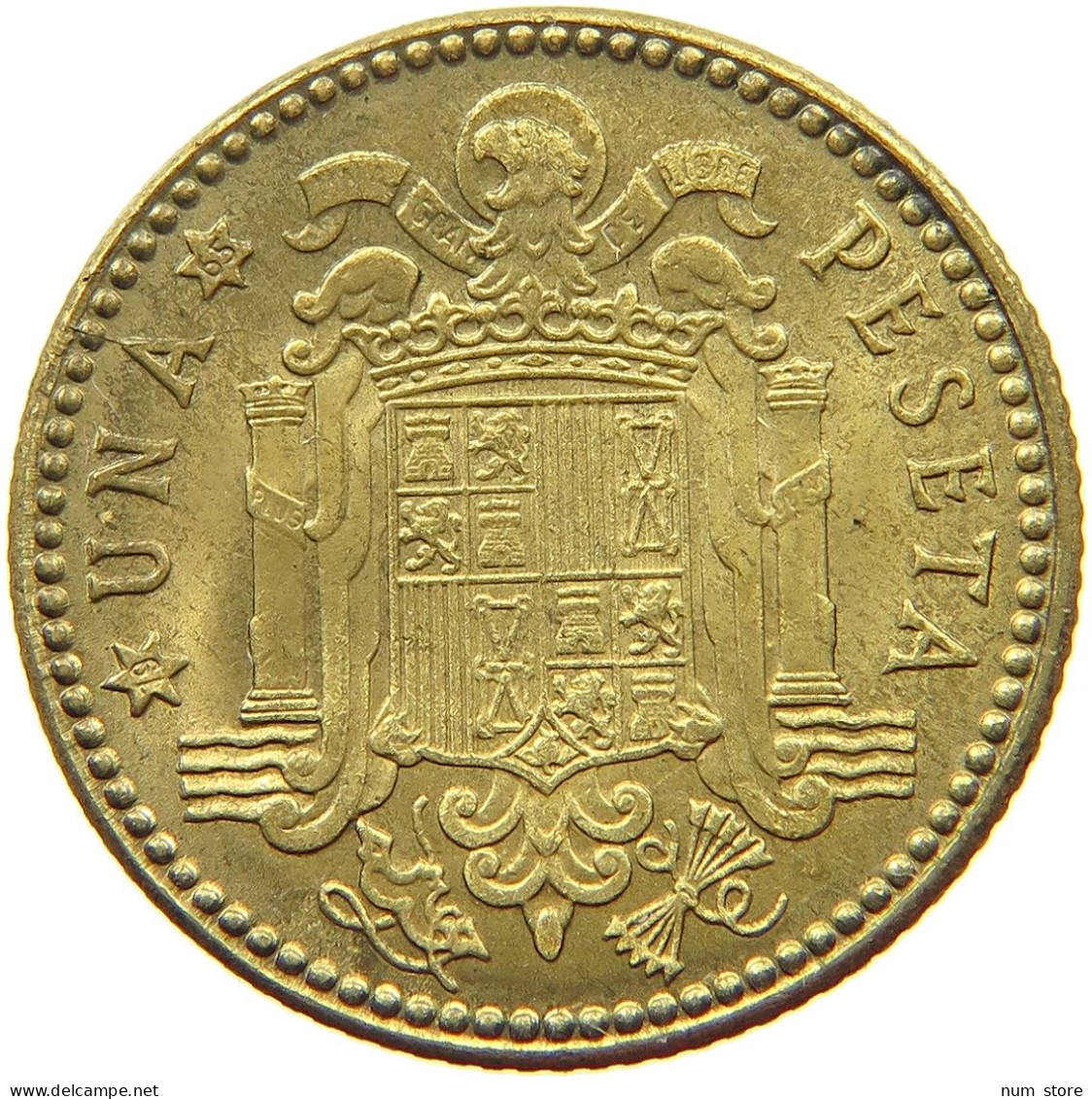 SPAIN PESETA 1963 65 #s073 0753 - 1 Peseta