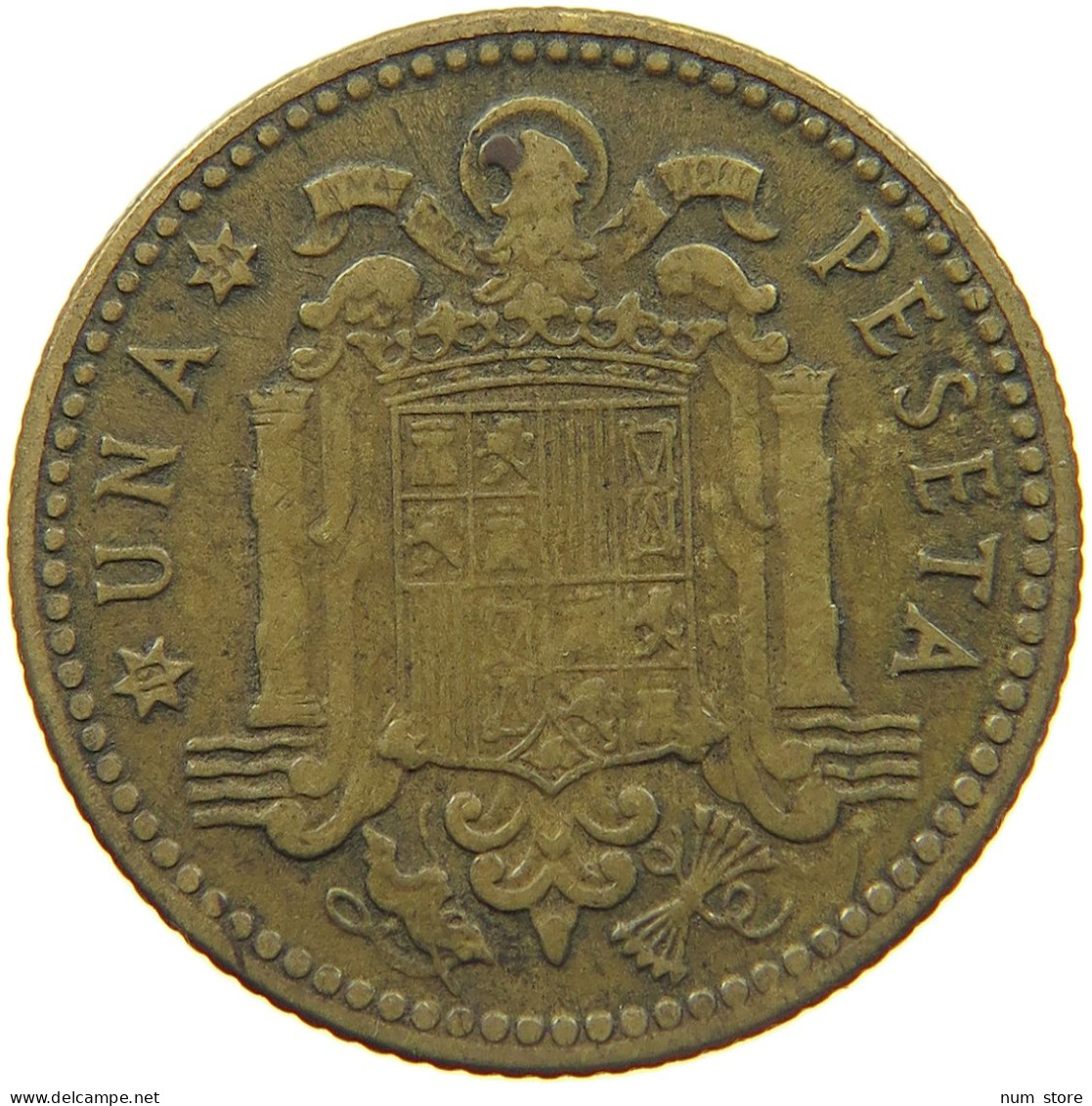 SPAIN 1 PESETA 1947 54 #c073 0049 - 1 Peseta