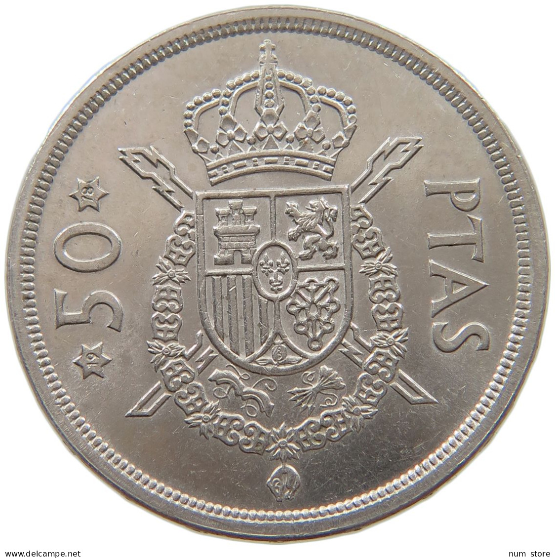 SPAIN 50 PESETAS 1975 78 #c071 0035 - 50 Céntimos