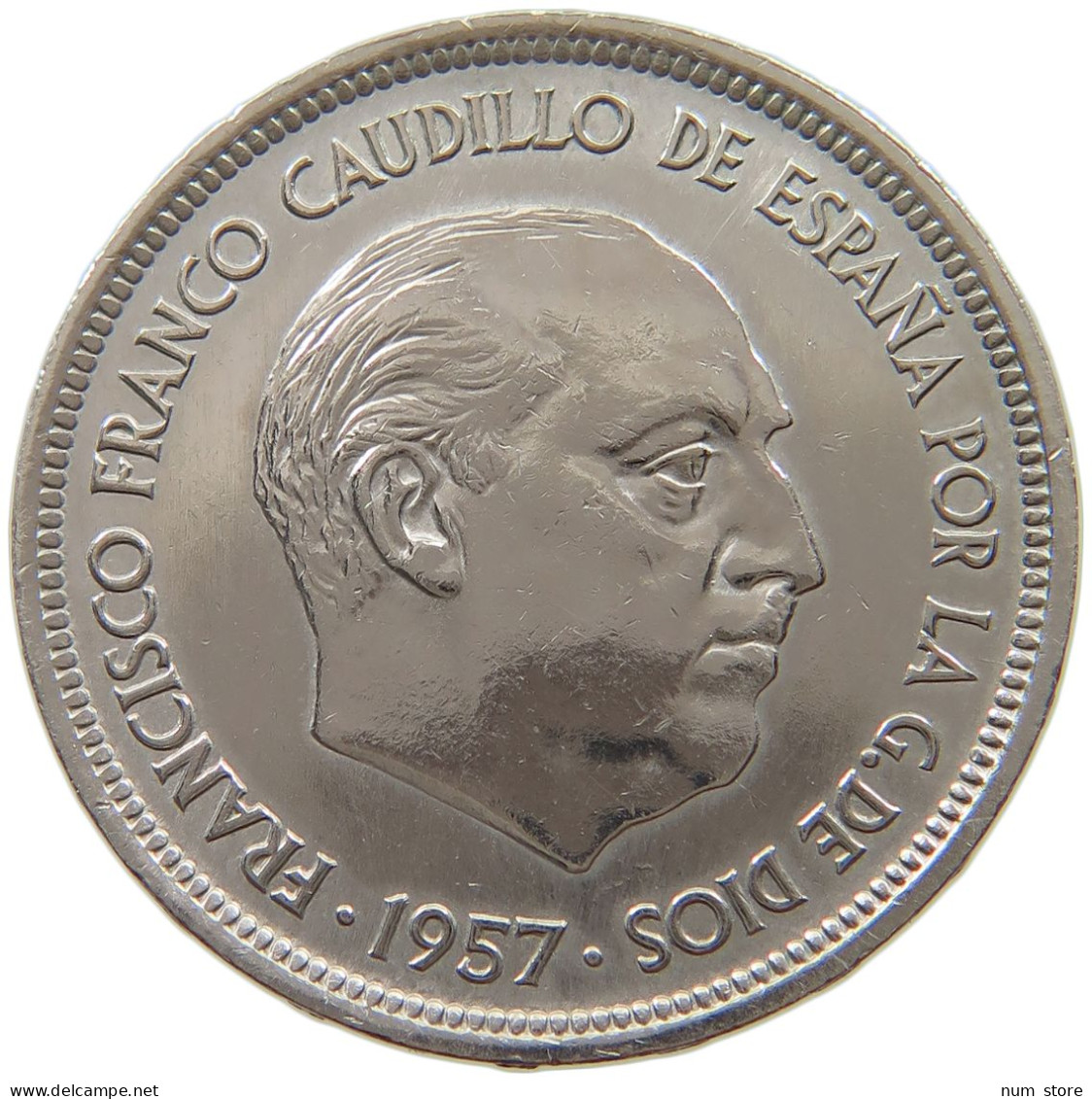 SPAIN 50 PESETAS 1957 60 #a013 0779 - 50 Centiem