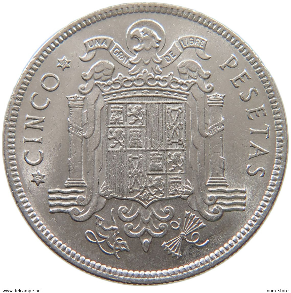 SPAIN 50 PESETAS 1949 50 #a042 0469 - 50 Céntimos