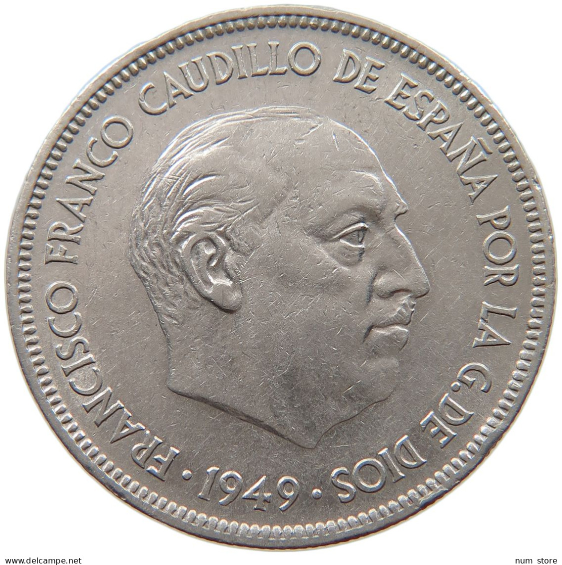 SPAIN 50 PESETAS 1949 #c062 0295 - 50 Céntimos
