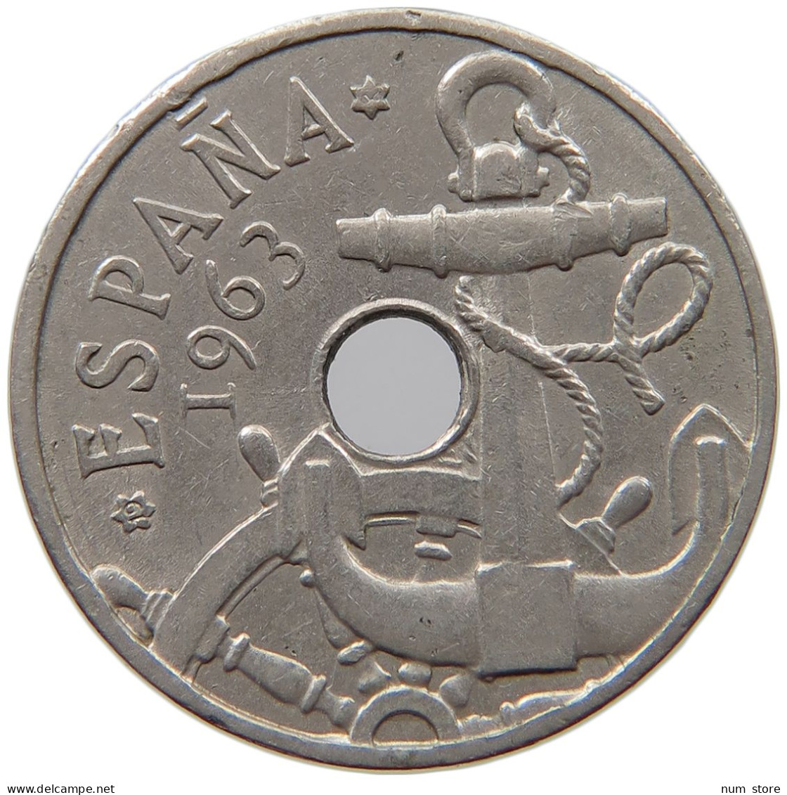 SPAIN 50 CENTIMOS 1963 #c066 0001 - 50 Centimos