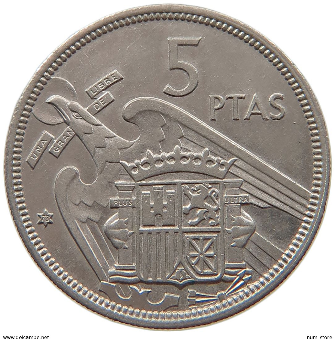 SPAIN 5 PESETAS 1973 #c063 0379 - 5 Pesetas