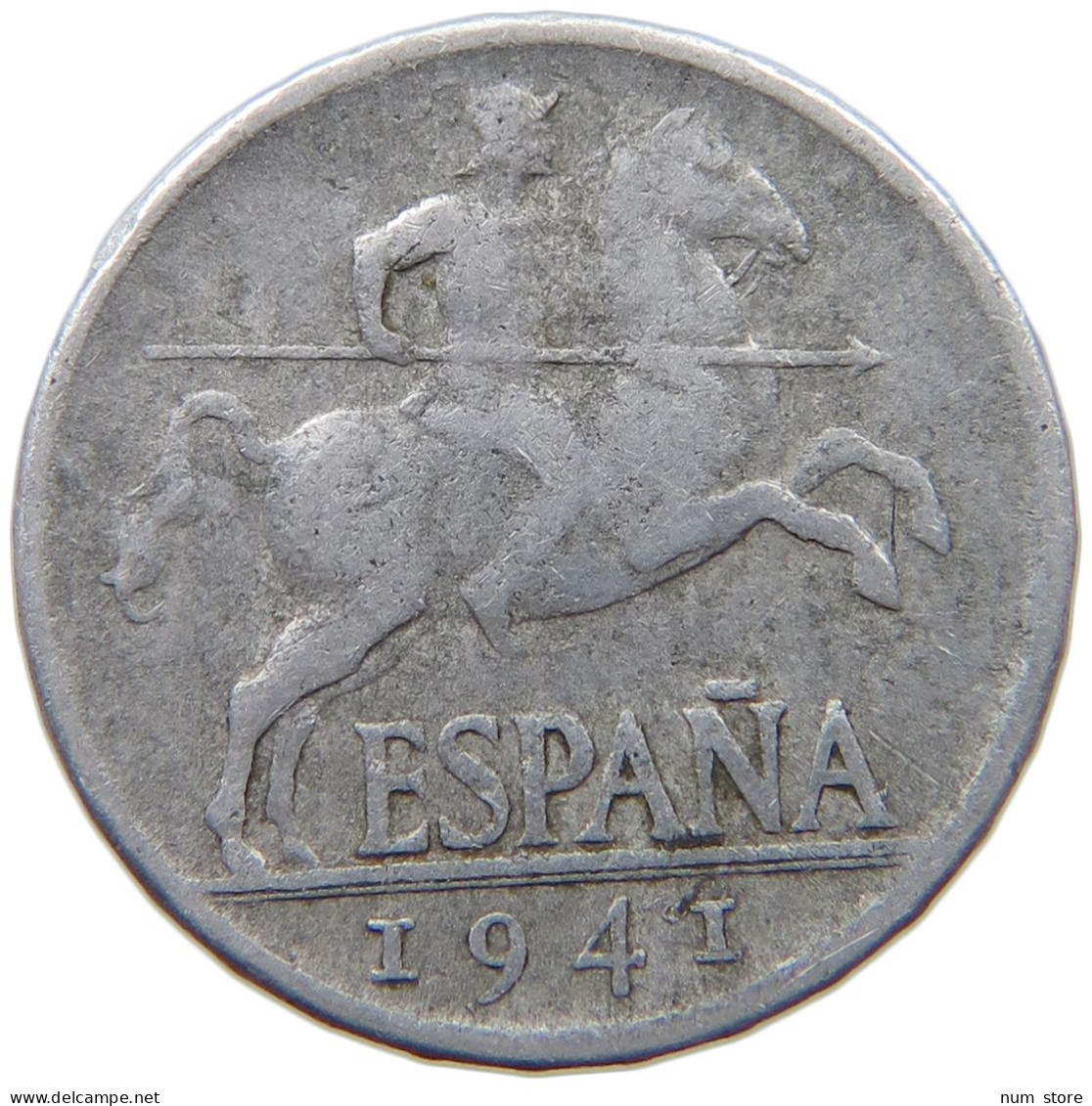 SPAIN 5 CENTIMOS 1941 #c078 0565 - 5 Centiemen