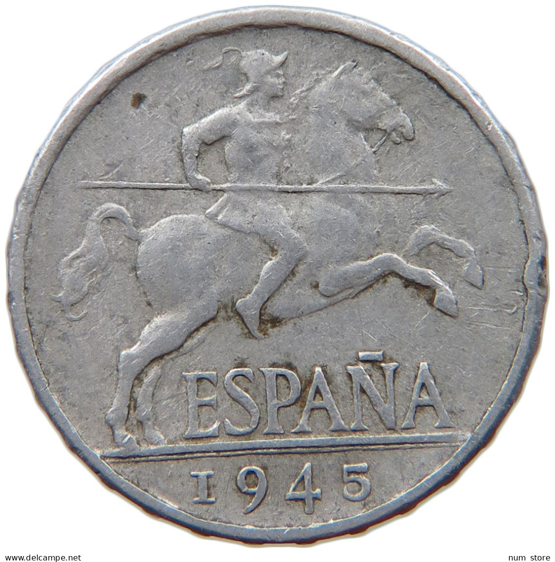 SPAIN 5 CENTIMOS 1945 #s023 0173 - 5 Céntimos