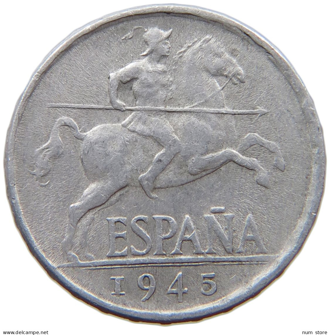 SPAIN 5 CENTIMOS 1945 #a089 0115 - 5 Centimos