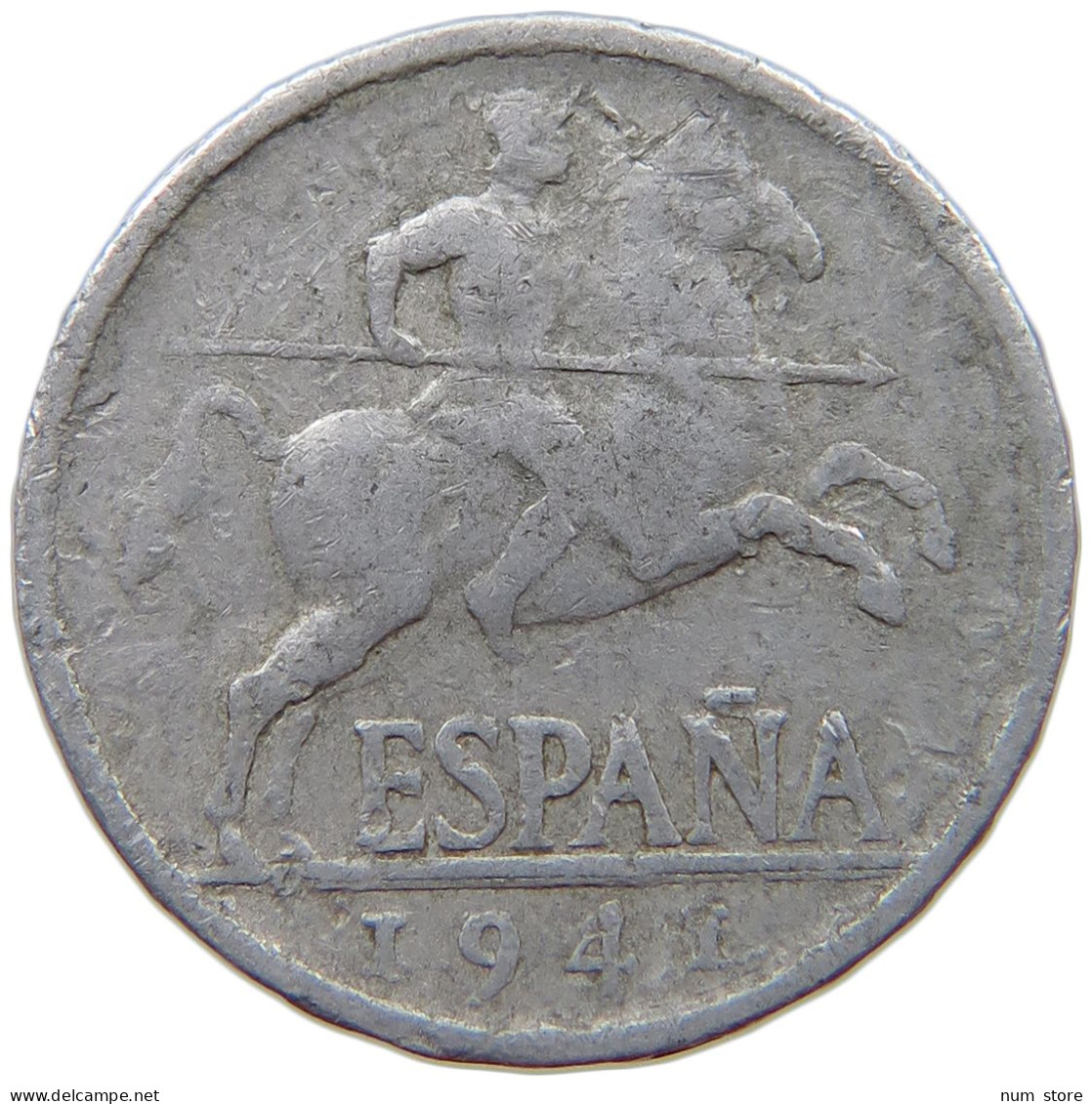 SPAIN 5 CENTIMOS 1941 #s069 0655 - 5 Centesimi