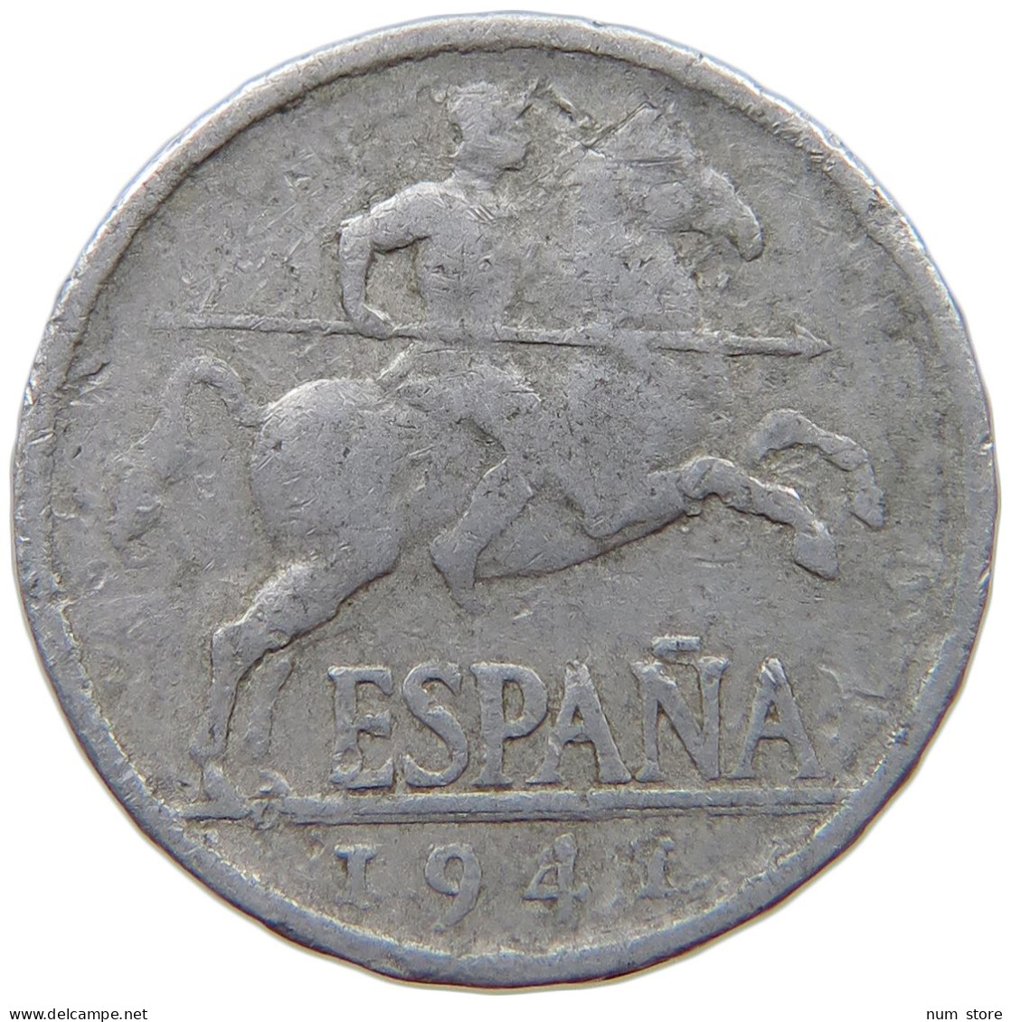 SPAIN 5 CENTIMOS 1941 #s069 0655 - 5 Céntimos