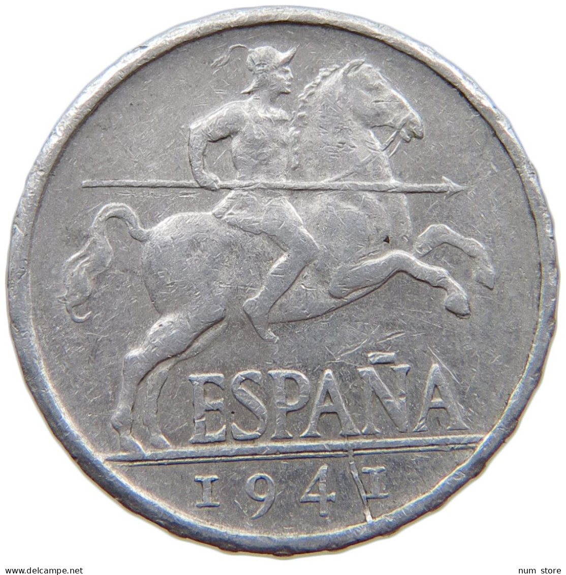 SPAIN 5 CENTIMOS 1941 #a089 0117 - 5 Centesimi