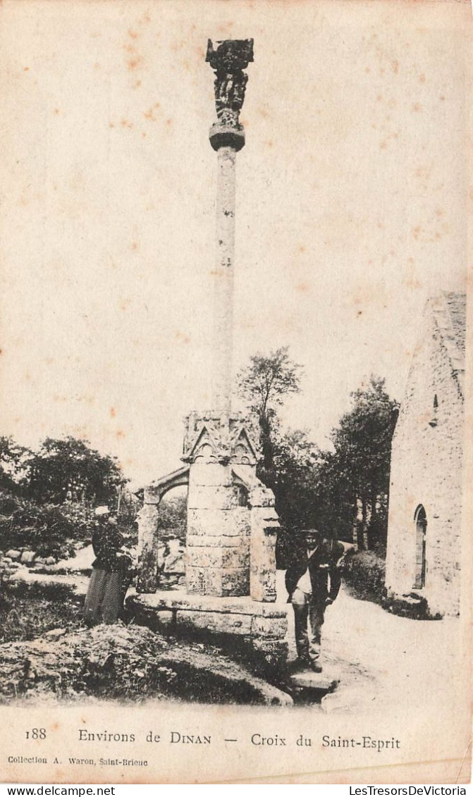 FRANCE - Dinan - Croix Du Saint Esprit - Carte Postale Ancienne - Dinan