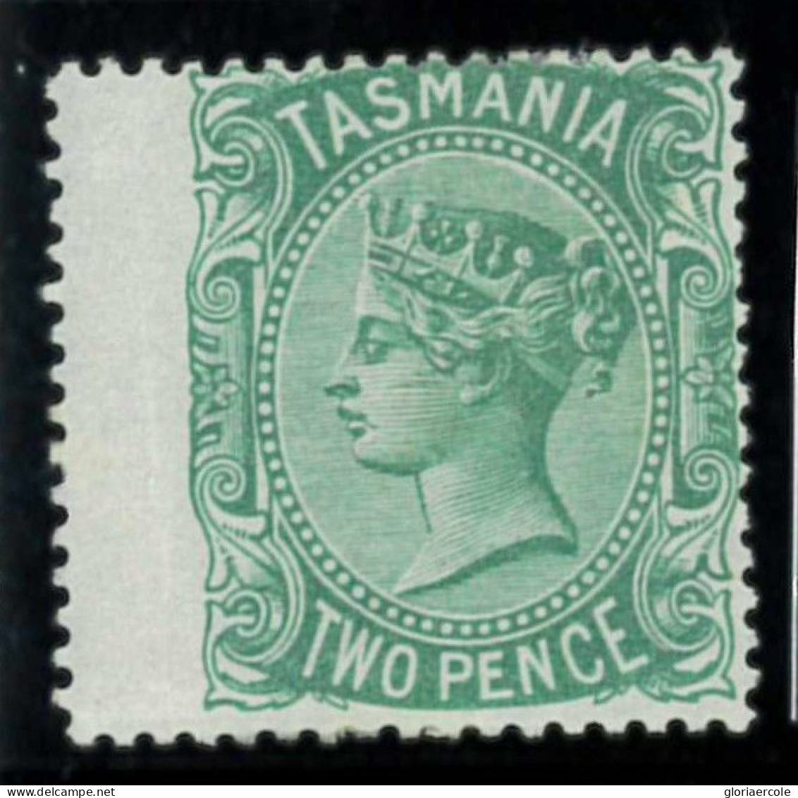 P1914 - TASMANIA , SG 157 A , SC. 61 MLH . SHEET BORDER - Andere & Zonder Classificatie