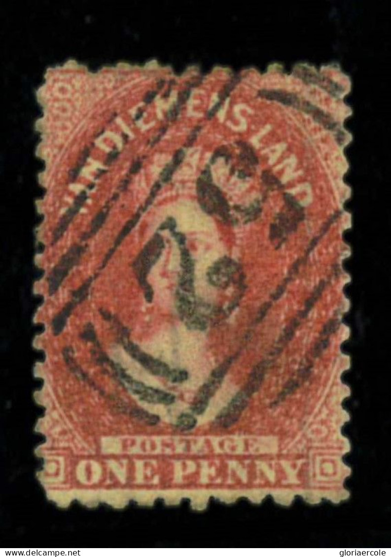 P1907 - TASMANIA , SG 70 , SC. 29 VFU. CARMINE - Other & Unclassified