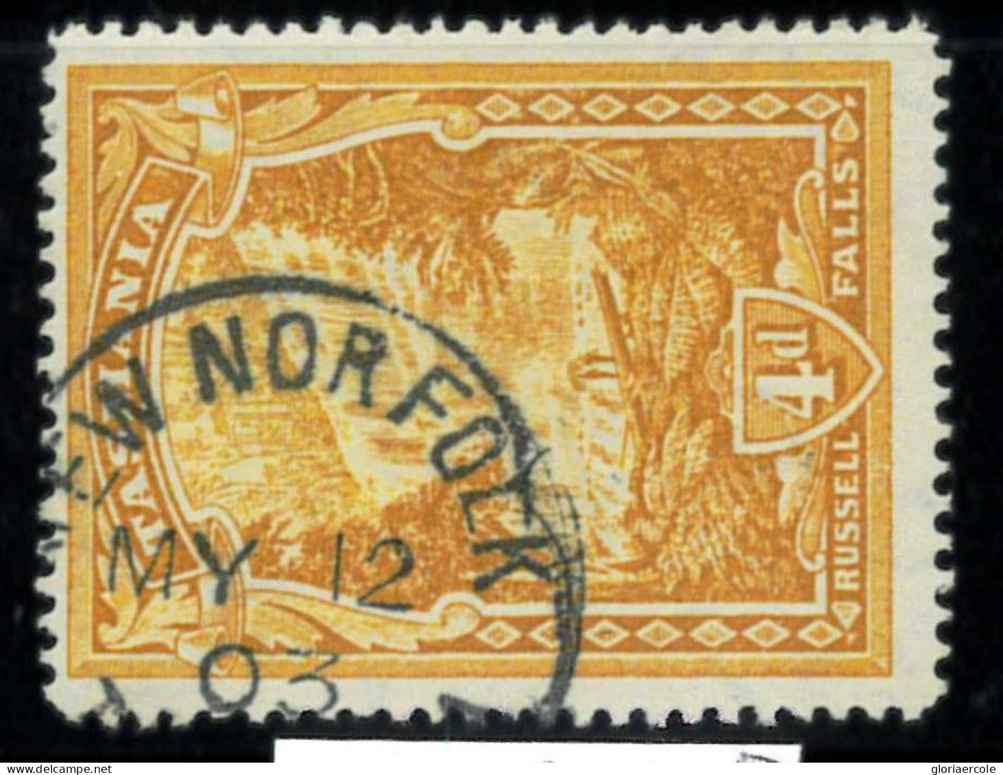 P1885 - TASMANIA , SG 234 , SC. 91 LUXUS - Andere & Zonder Classificatie