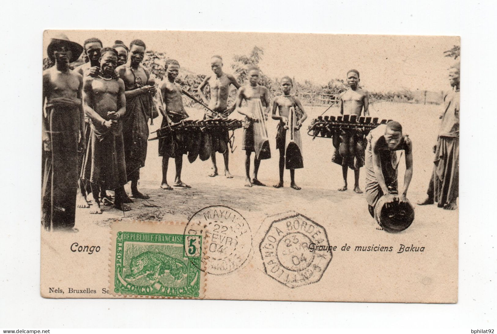 !!! CACHET MAYUMBA - CONGO DE 1904 SUR CPA POUR CASTRES - Brieven En Documenten