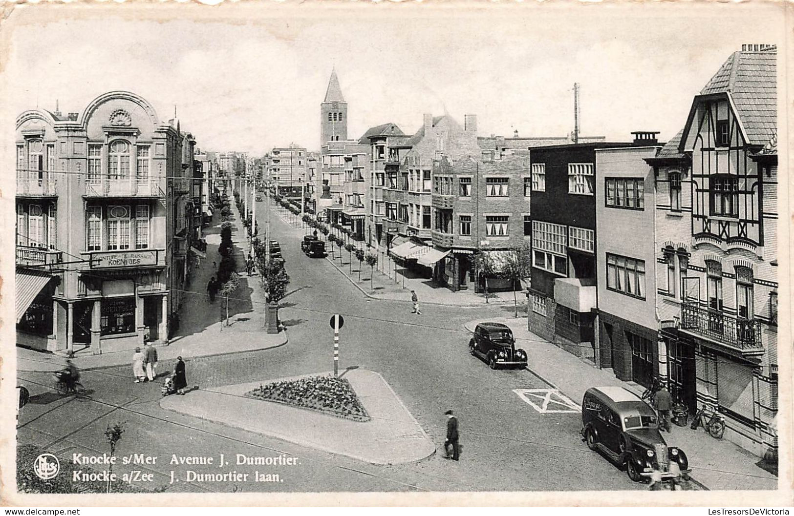 BELGIQUE - Knocke Sur Mer - Avenue Dumortier  - Carte Postale Ancienne - Knokke